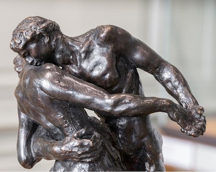 The Waltz: Detail of sculpture by Camille Claudel