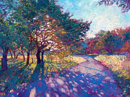 Crystal Path: 2018 Painting by Erin Hanson