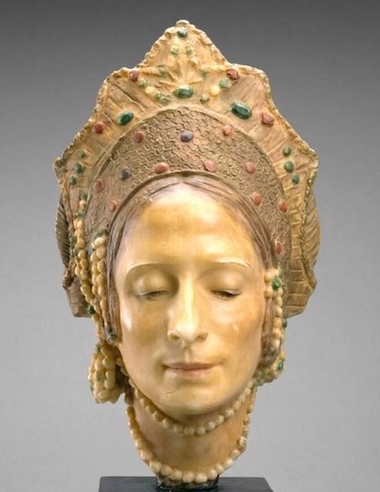 Mask of Anna Pavlova: 1924 Sculpture by Malvina Cornell Hoffman