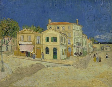 The Yellow House (1888): Painting by Vincent van Gogh