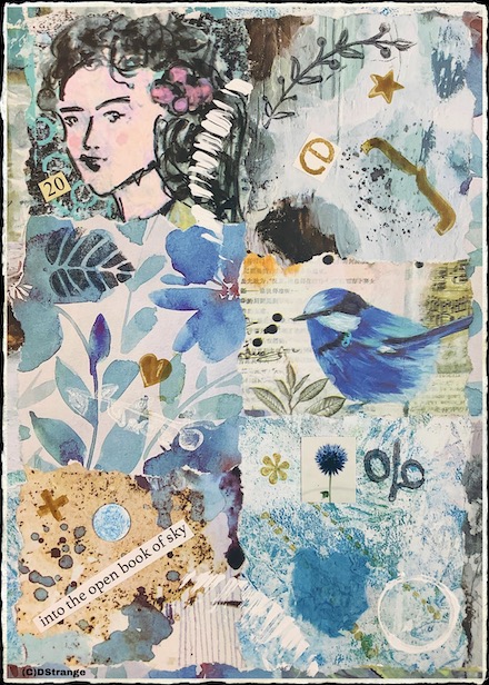 No. 20 from What We Make of Language: Collage by Debbie Strange