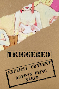 Teaser cover of Triggered (in brown wrapper), by Alexis Rhone Fancher
