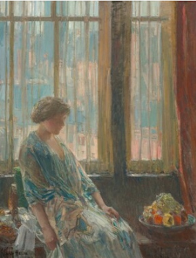 The New York Window: 1912 Painting by Childe Hassam