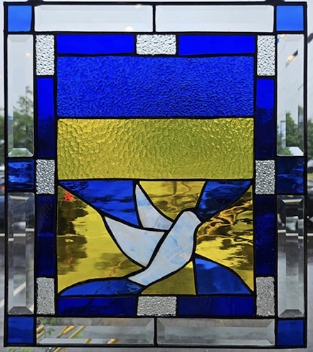 For the Innocents: 2023 Stained Glass by Deborah J. Ripley