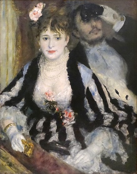 La Loge (The Theatre Box): 1874 Painting by Pierre-Auguste Renoir