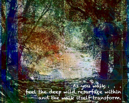 (M1: As you walk): Visual Poem © 2025 by Kendall Johnson