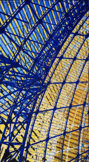 San Diego Library #1: 2015 Art Quilt © by Dan Olfe