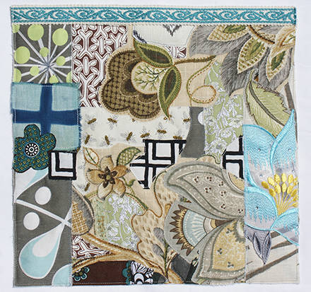Bees Hum: Fiber art © by Cindy Rinne