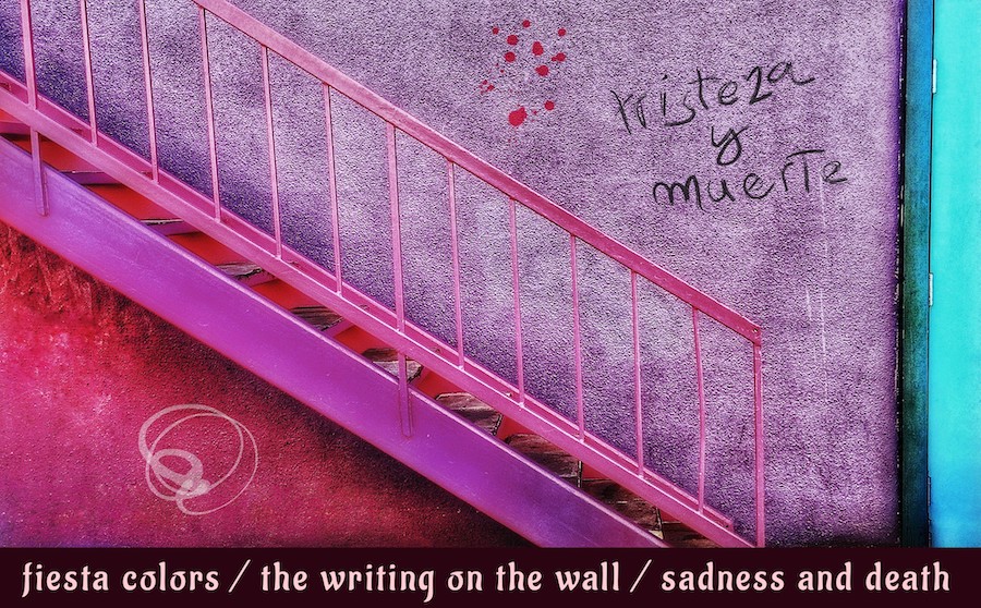 (fiesta colors): Shahai (photograph + haiku) © by Mark Meyer