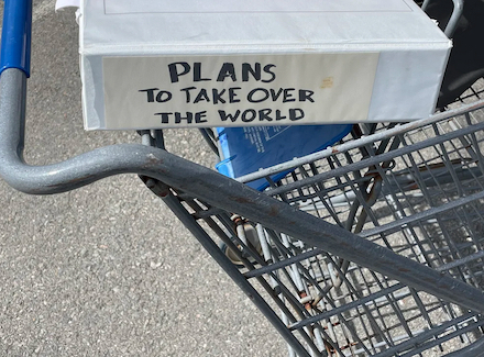 Shopping Cart Sightings (May 2025): Photograph &copy; by Guy Biederman