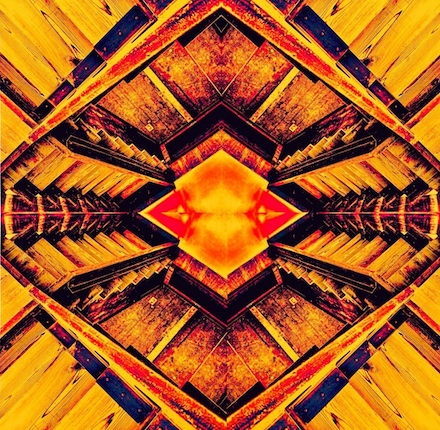 Inner Sanctum: Mixed-media collage &copy; by Paola Jo Corso