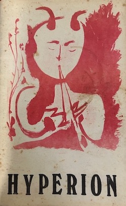 Hyperion Poetry Journal, Fall 1973, front cover Hyperion Poetry Journal, Fall 1973, front cover