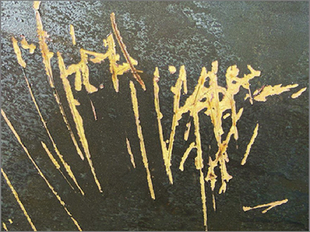 Paint Scratches on Old Car, Sandy: Photograph &copy; 2026 by Robert Hecht
