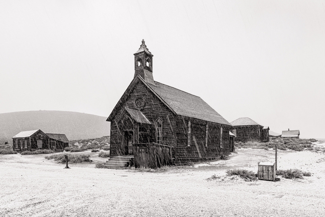 Spring Snow, Bodie: Photograph &copy; 2026 by Chuck Kimmerle