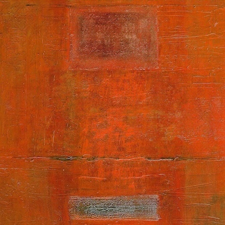Incandescent Desert (2025): Detail of painting &copy; by Kendall Johnson