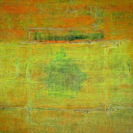 These Potentialities of Space (2025): Detail of painting &copy; by Kendall Johnson