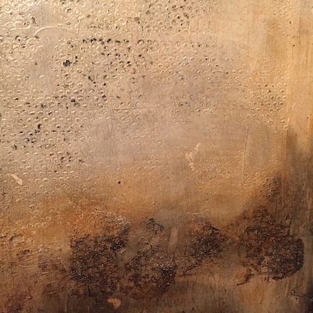 I Think of Dreamtime (2025): Detail of painting &copy; by Kendall Johnson