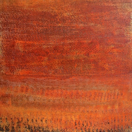 The Quiet Below (2025): Detail of painting &copy; by Kendall Johnson