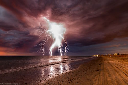 Lightning Giant: Photograph by Nathan Agostini