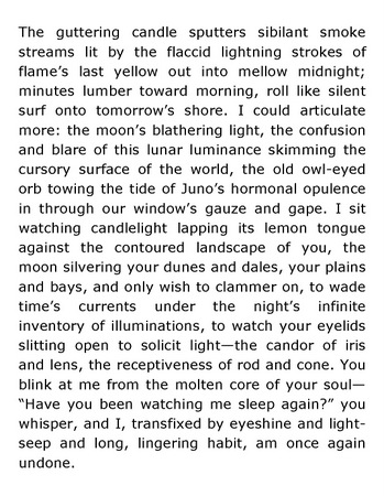 The Way Night's Lapidary Light Burnishes Your Skin, by Roy J. Beckemeyer