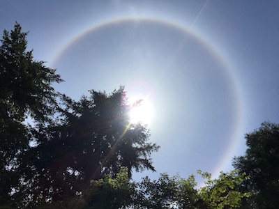 Sunbow (Sun Halo), photograph by Kazuko Cooper