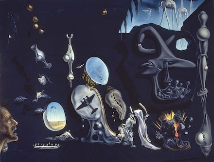 Uranium and Atomica Melancholica Idyll: Painting (1945) by Salvador Dali