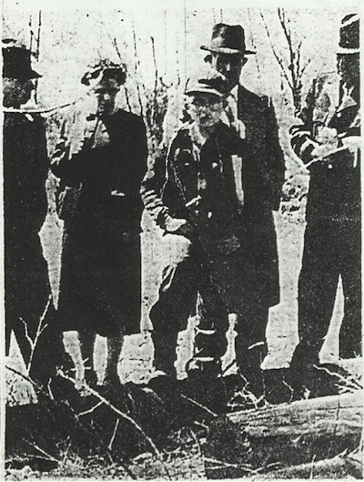 Newspaper photo of Robert Curgenven, 23 April 1956