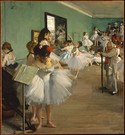 The Dance Class: 1874 Painting by Edgar Degas