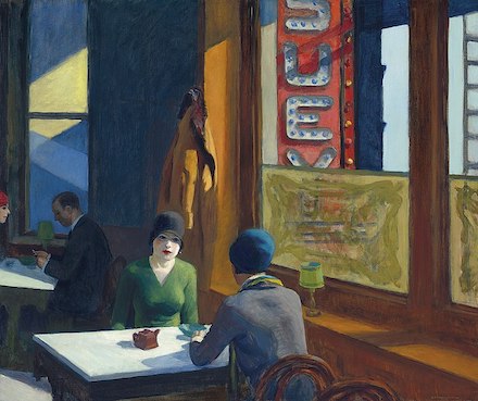 Chop Suey: Painting (1929) by Edward Hopper