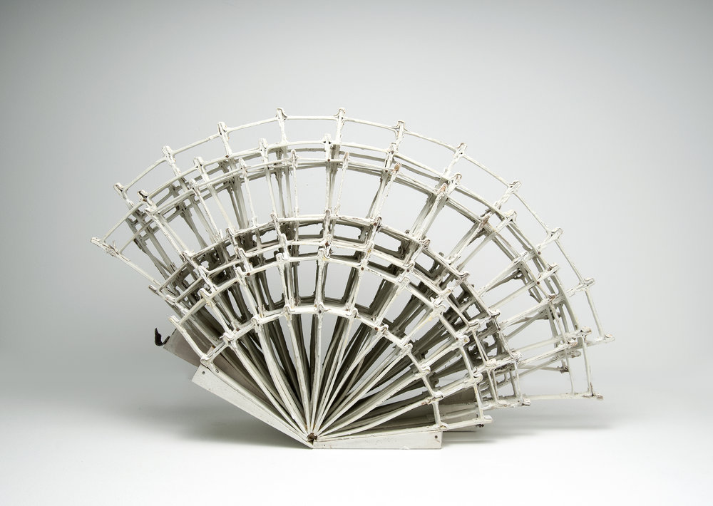 untitled hand fan, sculpture by Maggie Jaszczak