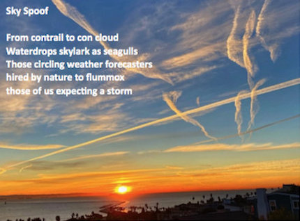 Sky Spoof: poem by Ellaraine Lockie and photo by Alexis Rhone Fancher