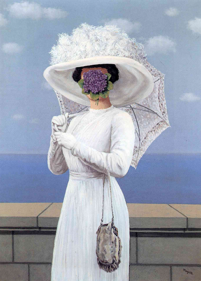 La Grand Guerre Facades: Painting (1964) by Rene Magritte