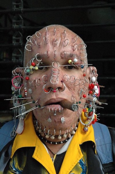 Piercing Man: Photograph (27 Feb. 2006) by Daniel Mauermann