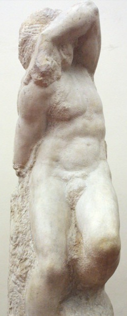 Young Slave, sculpture by Michelangelo