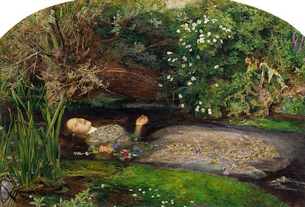 Ophelia, 1852 painting by John Everett Millais