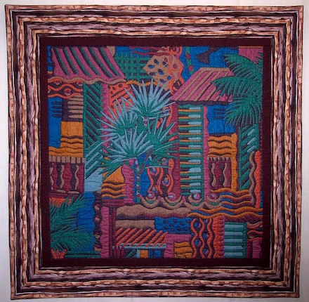 La Villa: Art Quilt (2010) by Scott Murkin