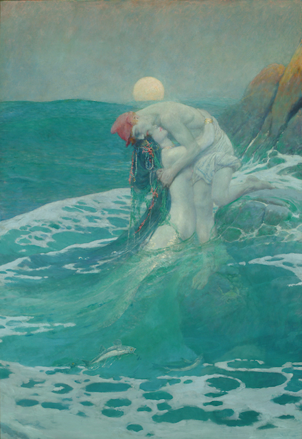 The Mermaid, 1910 painting by Howard Pyle