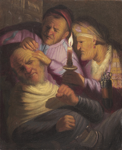 Stone Operation: Painting (ca. 1624-25) by Rembrandt van Rijn