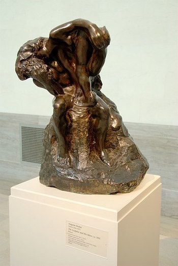 The Sculptor and His Muse: bronze sculpture by Auguste Rodin