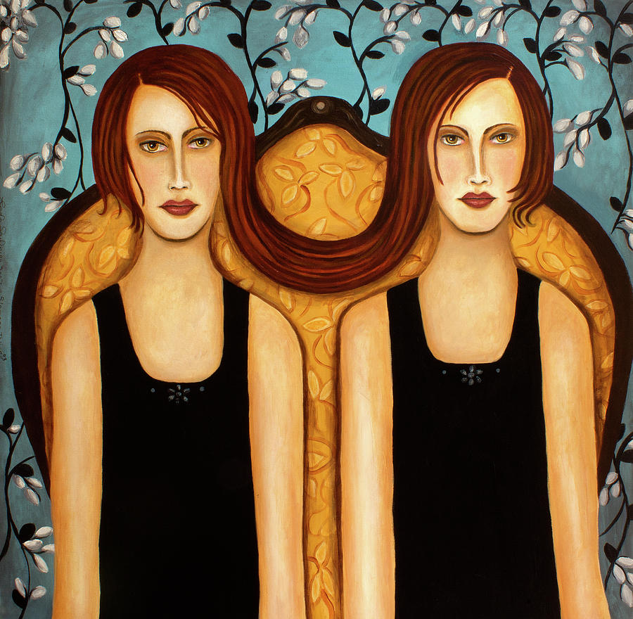 Siamese Twins: Painting (2010) by Leah Saulnier