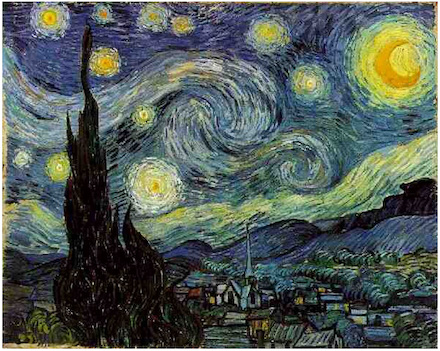 Starry Night: Painting by Vincent van Gogh