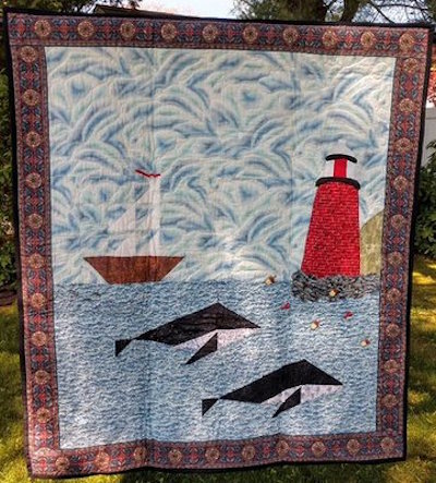 Maine—The Way Life Should Be: quilt by Karen Forstad Weiderman