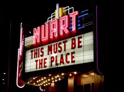 Landmark Nuart Theater: photograph by Jonathan Yungkans